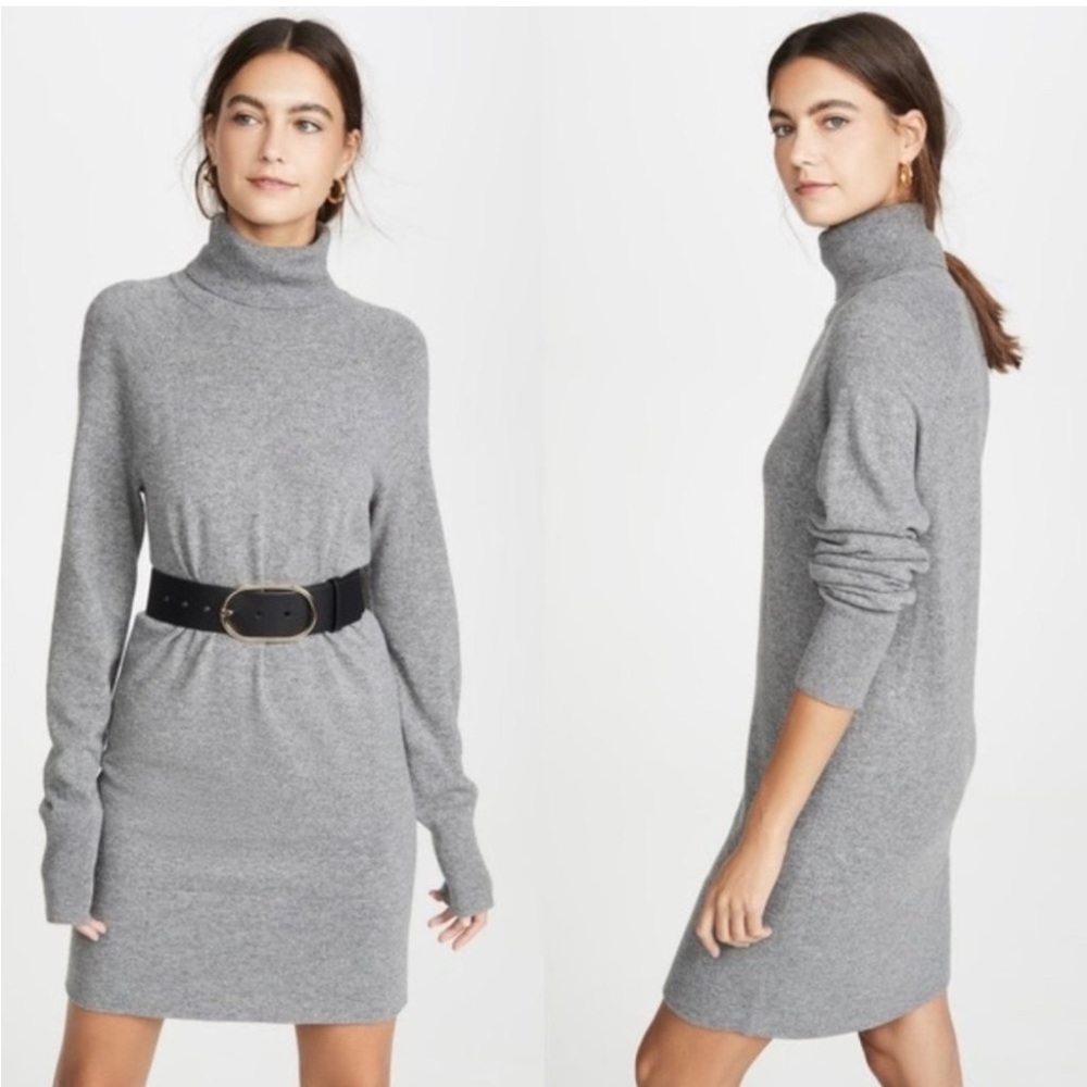 Veronica Beard Saranac Grey Sweater Dress
